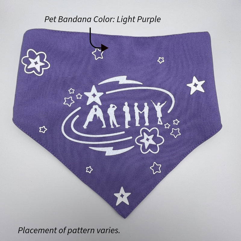 BTS A-R-M-Y Pet Bandana