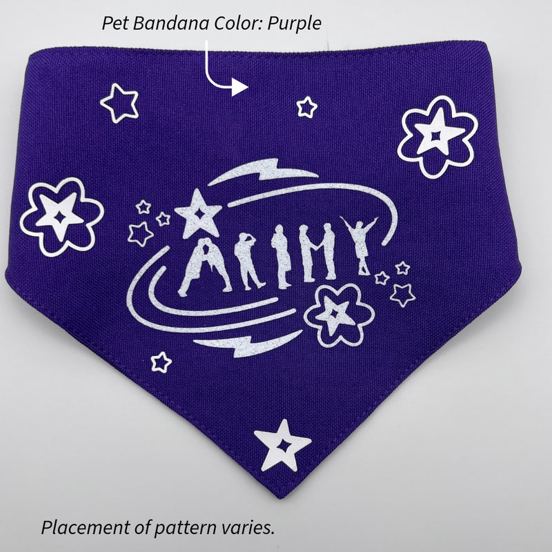 BTS A-R-M-Y Pet Bandana