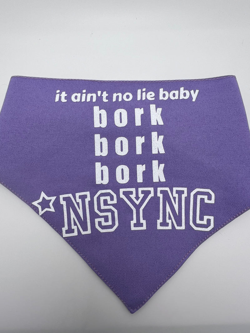 *NSYNC Bork Bork Bork Pet Bandana