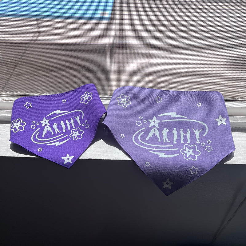 BTS A-R-M-Y Pet Bandana