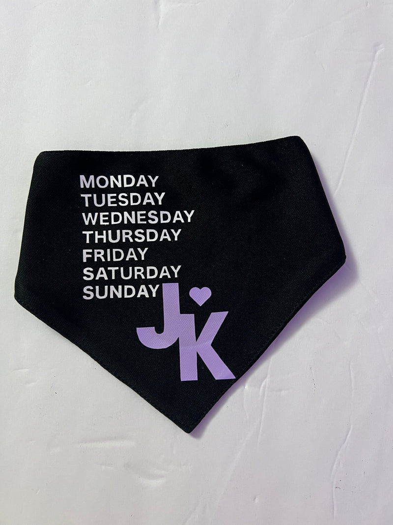 Jungkook 7 Days a Week Pet Bandana