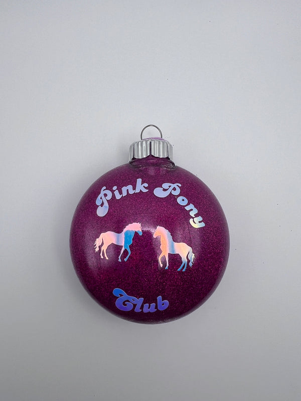 Pink Pony Club Ornament