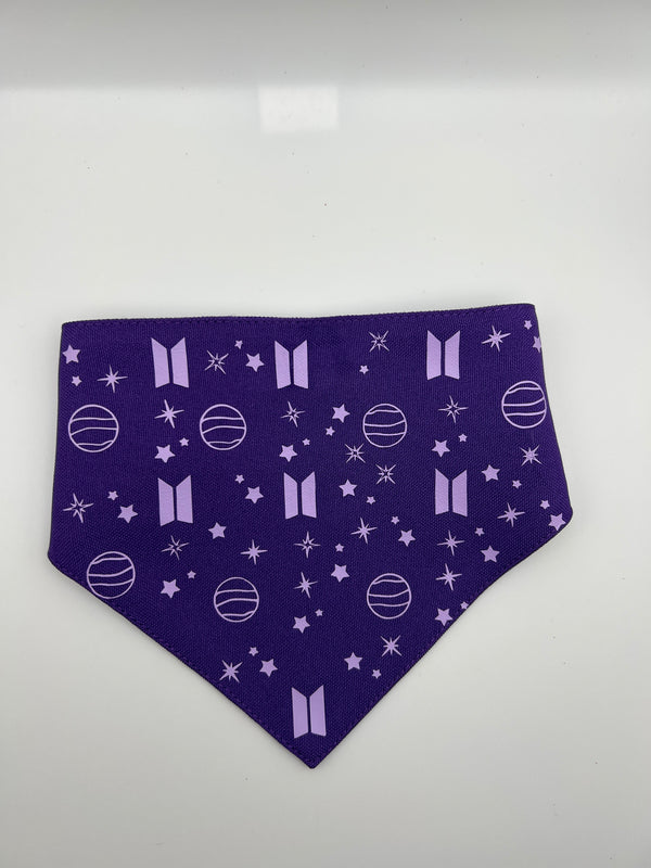 Mikrokosmos Purple Lavender Pet Bandana