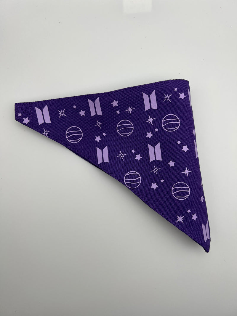 Mikrokosmos Purple Lavender Pet Bandana