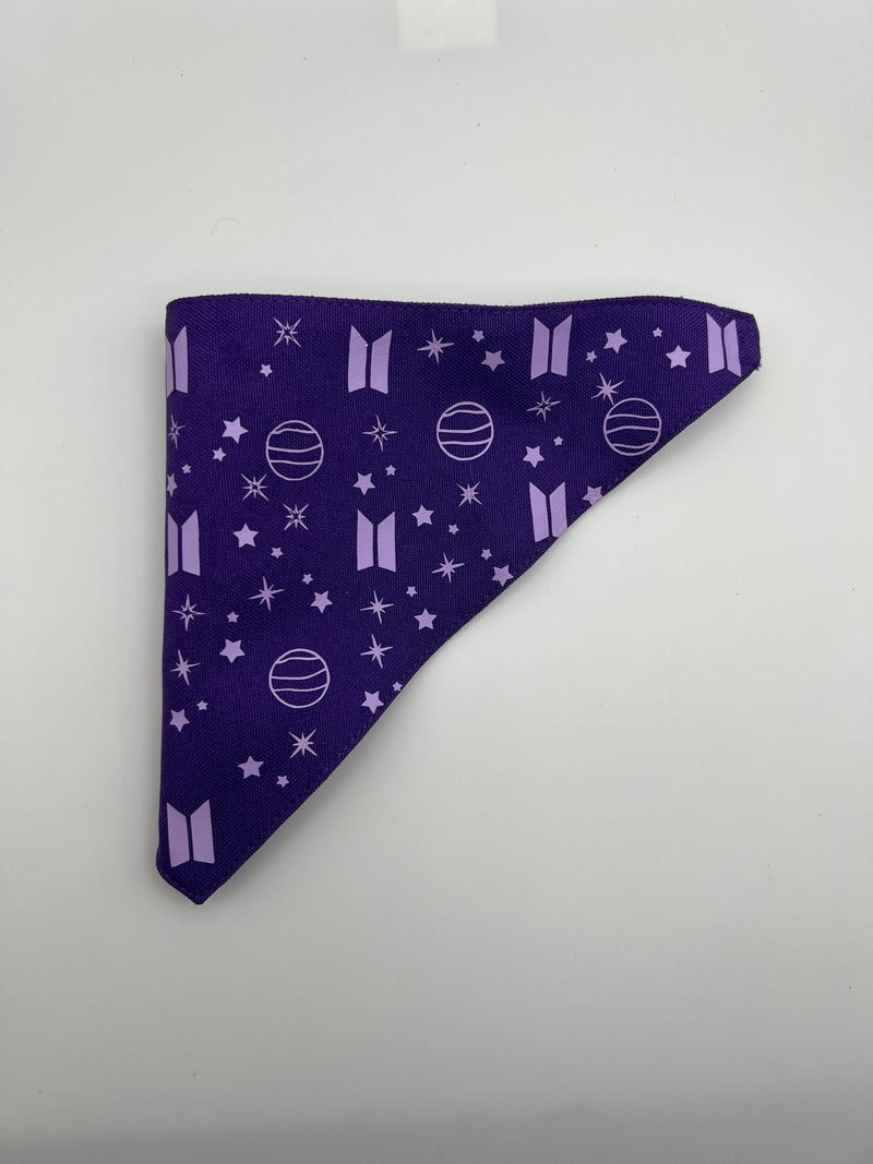 Mikrokosmos Purple Lavender Pet Bandana