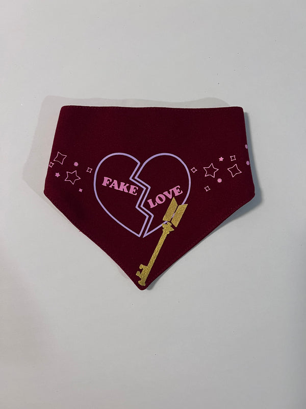 BTS Fake Love Pet Bandana