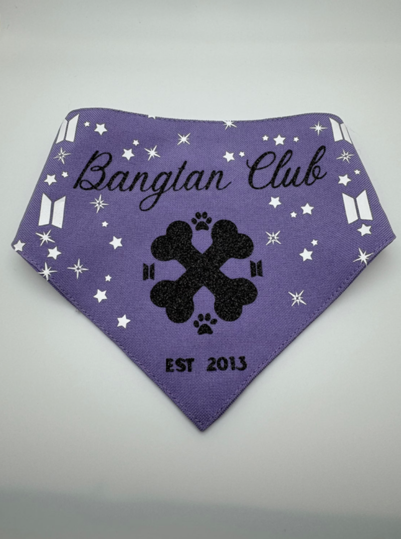 Bangtan Club Pet Bandana