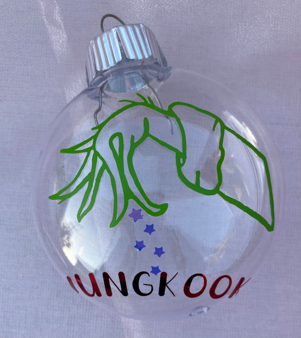 Grinch BTS Inspired Christmas Ornament