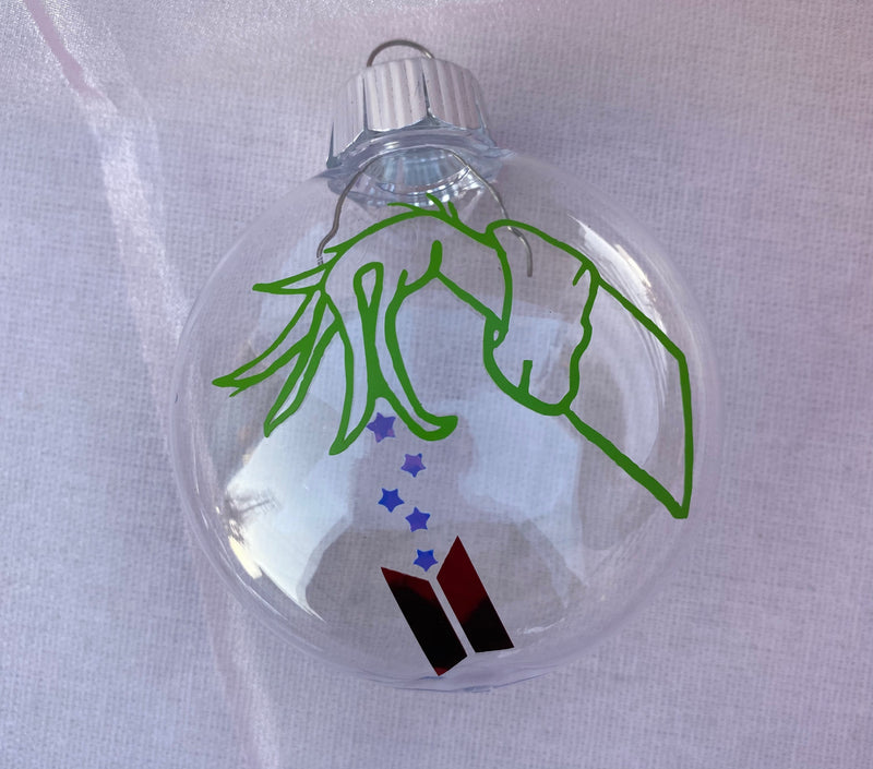 Grinch BTS Inspired Christmas Ornament