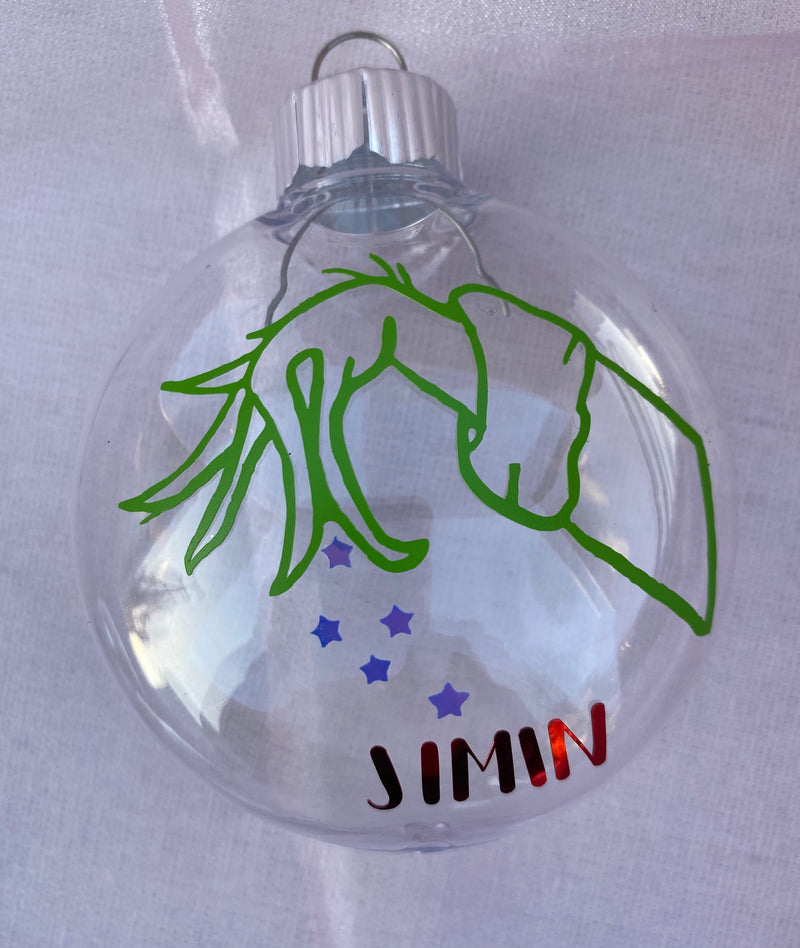 Grinch BTS Inspired Christmas Ornament