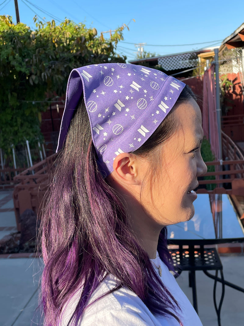 BTS Mikrokosmos Tie-On Hair Bandana - match with your Pet!