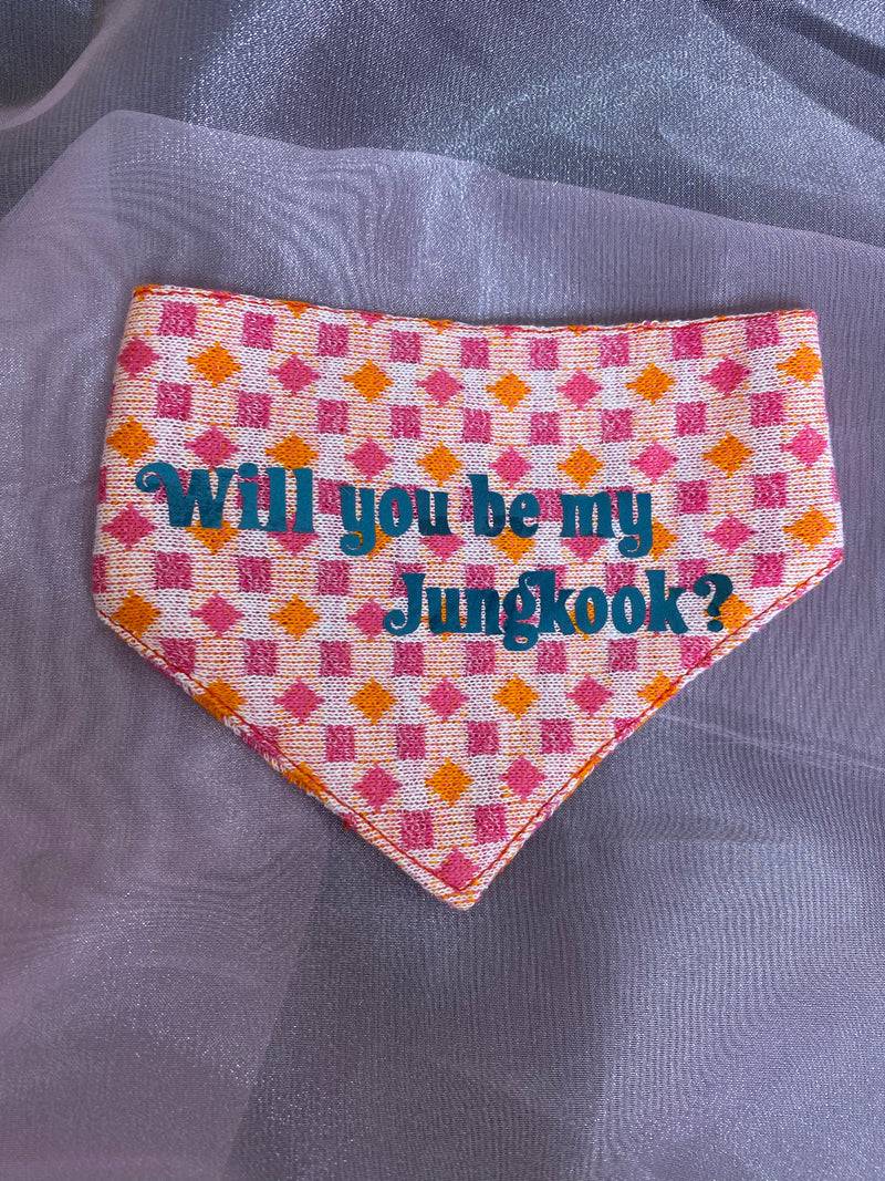 Will you be my, BTS? Pet Bandana