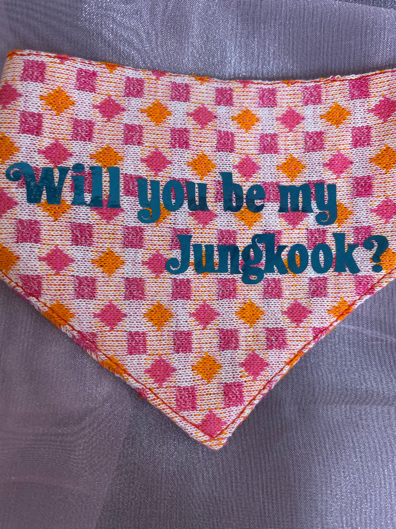 Will you be my, BTS? Pet Bandana