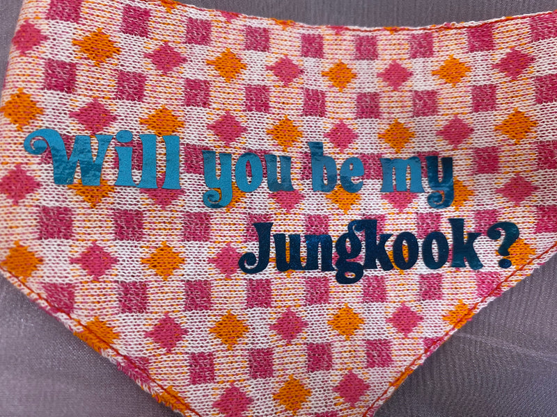 Will you be my, BTS? Pet Bandana