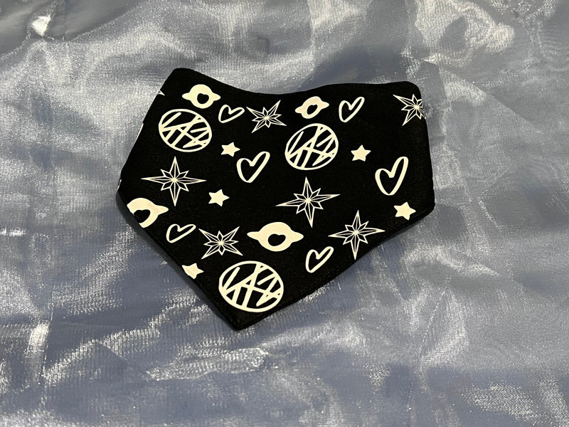 Stray Kids Heart and Star Pet Bandana