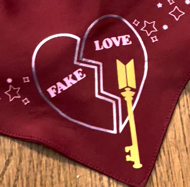 BTS Fake Love Pet Bandana